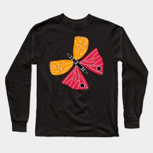 Butterfly and dots Long Sleeve T-Shirt